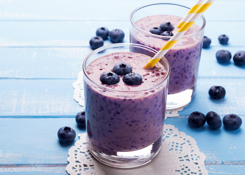 Blueberry smoothie