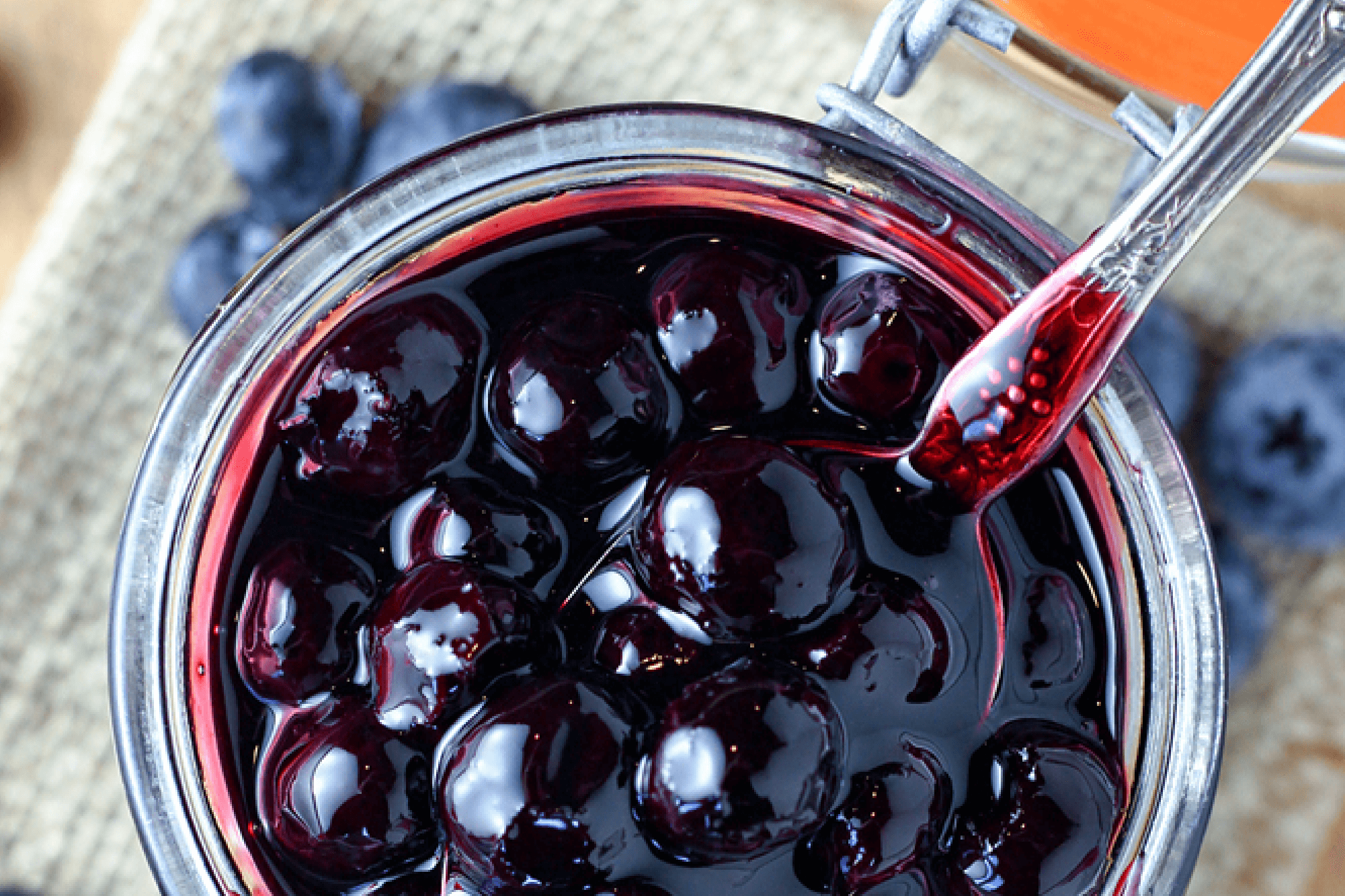 Blueberry in juice