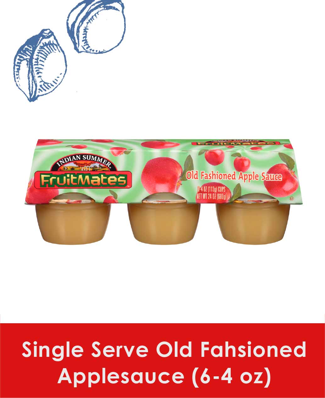 Single Serve Old Fahsioned Applesauce Cherry Central