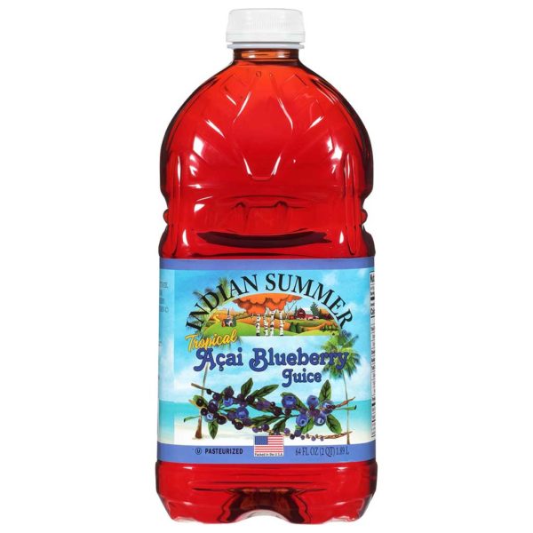 64 oz. Acai Blueberry Apple Juice bottle