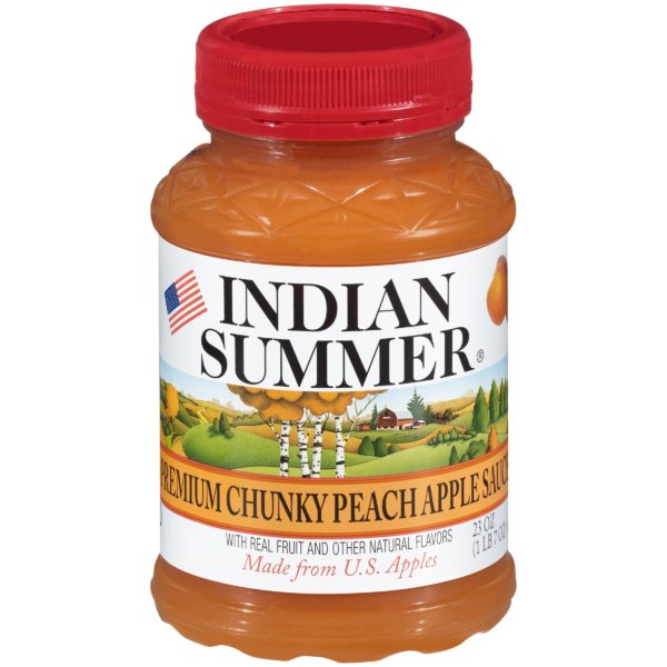 Premium Chunky Peach Applesauce