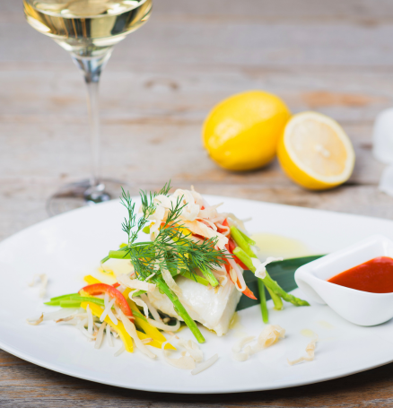 an image of chilean sea bass on a plate